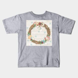 Coastal Christmas C Kids T-Shirt